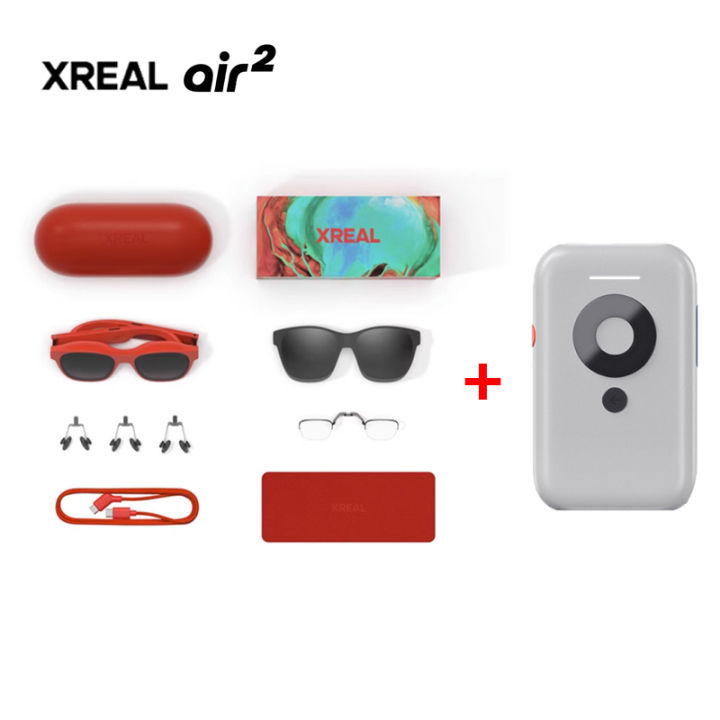 Xreal AIR2 air 2 Pro Smart AR glasses micro OLED screen 120Hz high brush ultra light professional grade color accuracy Certifica