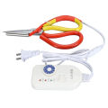 Heating Scissors 220V 9 Temperature Adjustable Precise Cutting Heating Sewing Scissors for Cutting Zipper for Tailor Shop. 