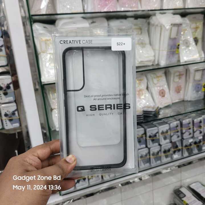 For Samsung Galaxy S22+ 5G / Samsung Galaxy S22 Plus 5G Q Series Premium Quality Back Cover (Back Case Cover For Smartphone)