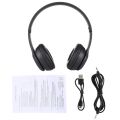 P47 Foldable Wireless Bluetooth Headphone with 3.5mm Audio Jack, Support MP3 / FM / Call. 