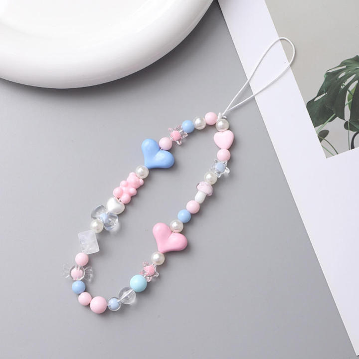 Bow%20beaded%20keychain%20Fashionable%20Acrylic%20Korean%20version%20case%20hanger%20New%20Smiling%20face%20Korean%20strap%20for%20decoration%20accessories%20Gift%20for%20friends%20Suitable%20for%20all%20ages%20Daily%20-%20Image%205