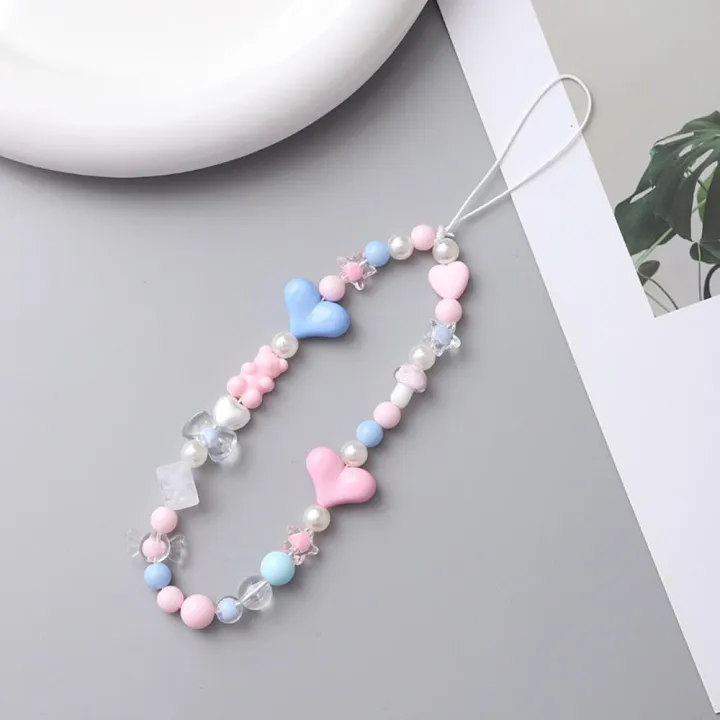 Bow%20beaded%20keychain%20Fashionable%20Acrylic%20Korean%20version%20case%20hanger%20New%20Smiling%20face%20Korean%20strap%20for%20decoration%20accessories%20Gift%20for%20friends%20Suitable%20for%20all%20ages%20Daily%20-%20Image%205