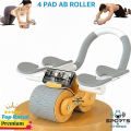 Abdominal Exercise Ab Wheel Roller Wheel With 4 Elbow Support Wheel Roller Wheel Ab Exerciser .1st time coming 2026 model. 