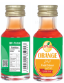 Afram Orange Food Colour - 28ml (Organic). 