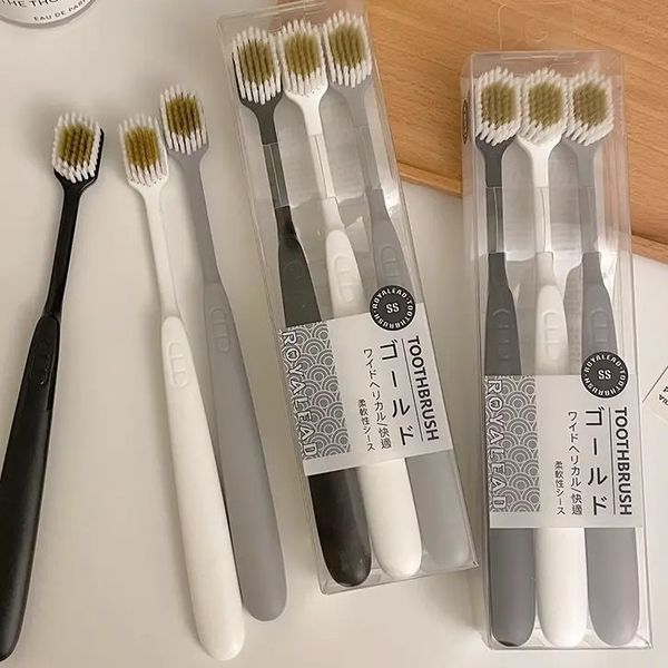 3 pic Super Quality Soft Adult Toothbrush