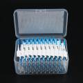 200pcs Slim Brush Professional Interdental Cleaners Soft Picks Tight Teeth Mouthwash Brushes -Blue. 