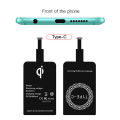 Support Micro USB Type C Qi Wireless Charger Adapter Induction Receiver Coil Pad Fullhouse.
