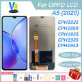 100% Tested For OPPO A5 2020 LCD Display Touch Screen Digitizer Assembly Replacement Repair Parts. 