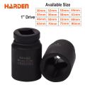 HARDEN 1" Impact Socket Long Impact Socket (1" Drive) various size option ( 30mm ~ 80mm ). 
