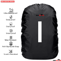 Waterproof Universal Light Weight Bag Pack Cover with Safety Buckle and Free Storage Bag- Black (BOGO- Buy 1 get One).