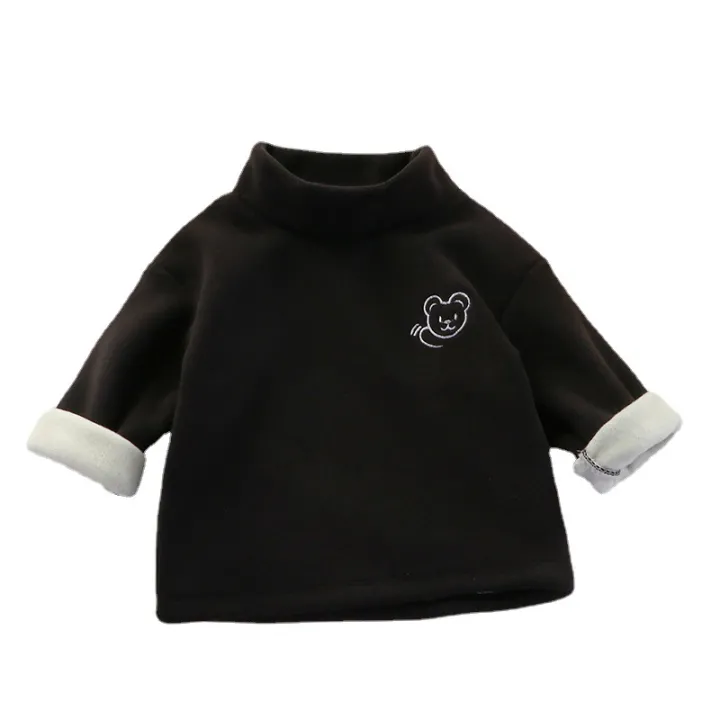Children's%20fleece%20thickened%20base%20shirt,%20autumn%20and%20winter%20clothes,%20baby%20half-high%20neck,%20inner%20layer,%20boys%20and%20girls%20warm%20embroidered%20bear%20sweatshirt%20-%20Image%205