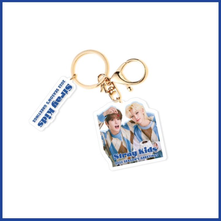1pcs%20Kpop%20Stray%20Kids%202022%20SEASON'S%20GREETINGS%20Acrylic%20Keychain%20Straykids%20Pendant%20Key%20chain%20-%20Image%207