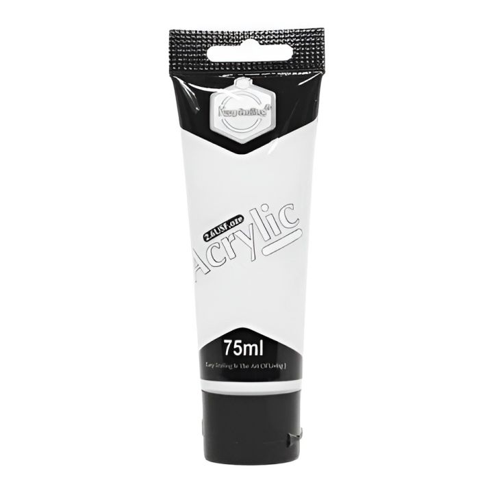 Keep Smiling Acrylic Paint 75ml - Titanium White