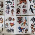 Premium Quality Tattoo Sticker For Men Women Children - Waterproof 3D Temporary Tattoo Sticker Book Flower Animal Dragon Unique Designs - Cute DIY Gift. 