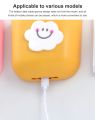 1 pcs Wall Mounted Storage Box Mobile Phone Socket Holder TV Air Conditioner Remote Control Organizer Self-adhesive Box.