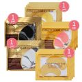 10pcs=5pair Black Collagen Eye Mask Crystal Eyelid Patch Anti Wrinkle Moisture Under Eye Dark Circle Remover Eye Pad Face Masks.
