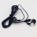 In-Ear Earphone-3.5mm Super Bass In-Ear Earphone Braided Wire Headset -Fashionable Wiring Cloth Cord Subwoofer Headphones In-Ear Braided Cord Wired Earplugs. 