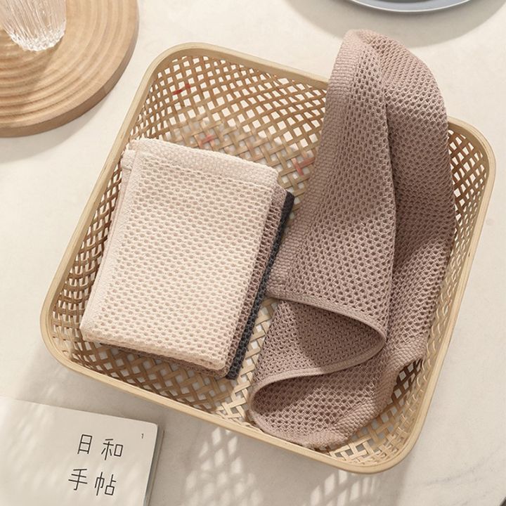 Cotton%20Dishcloth%20Honeycomb%20Towel%20Can%20Be%20Hung%20Square%20Towel%20Household%20Kitchen%20Living%20Room%20Hand%20Towel%20Desktop%20Cleaning%20Cloth%20-%20Image%203
