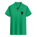 Summer Men's Manchester United Football Training Casual Polo Shirt Trendy and Versatile Breathable T-shirt. 
