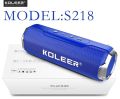 KOLEER S218 New Bluetooth Speaker 1200 mAh Battery Outdoor Portable Sound Box HD Stereo Sound Bass Subwoofer Loudspeaker For Center. 