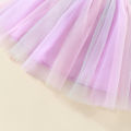 Summer New Baby Girl Dress Mesh Gauze Dress Children'S Clothing Suspender Fluffy Dress Birthday Party Dress Sweet Princess Dress (0-3 Year Old Girl).
