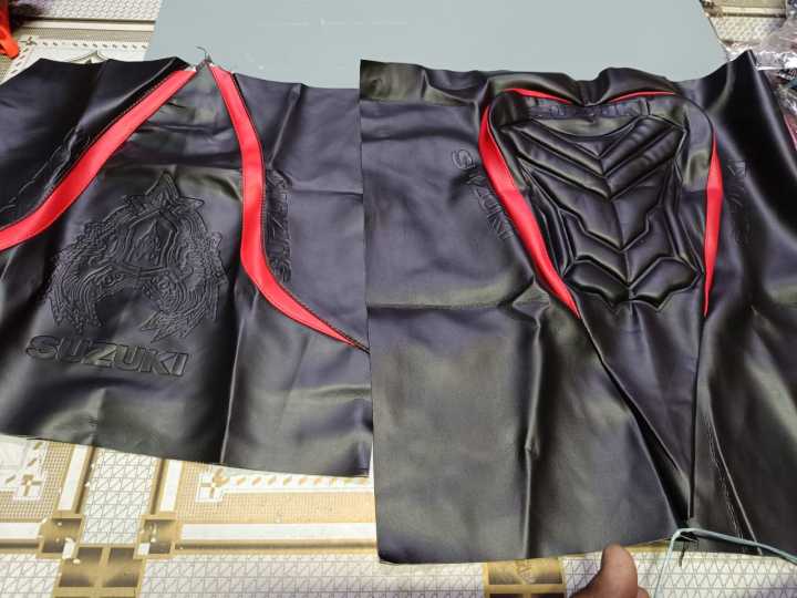 Suzuki gixxer double part seat cover modification all colour