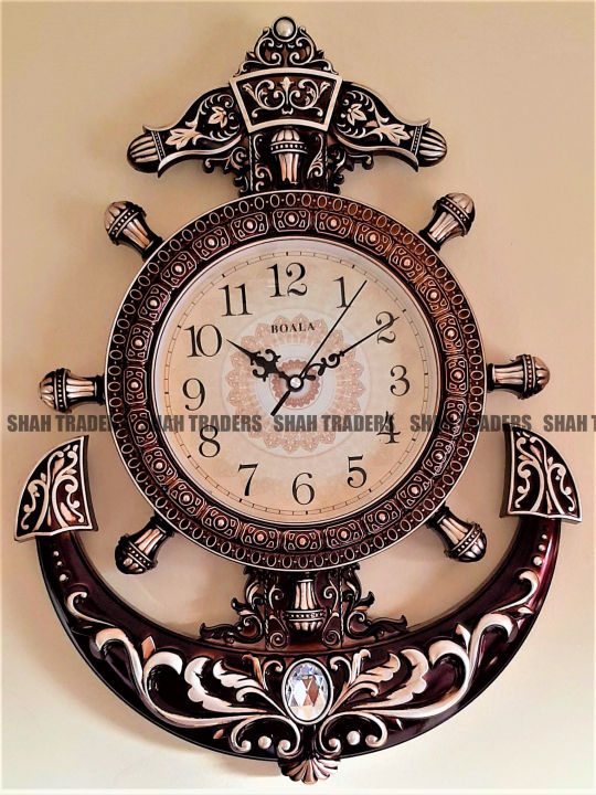 Quartz Oreva Decorative Retro Anchor Wall Clock