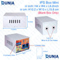 Mini IPS Box Cover Case H-4 x W-4 x L-6.2 inch Blank Box. 