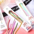 3/6pcs Curve Birthday Candles with Base Cake Candle Colorful Supplies Wedding Decoration Baby Children Party Atmosphere Tools.