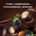 Hersheys Exotic Dark Chocolate Californian Almond Sprinkled with Blackberry Flavor 30g 2 Packets. 