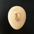 Gabby European and American Love Flower Butterfly Angel Spring Ring Navel Ring No Hole Navel Ring Navel Navel Ear Clip Dual Use Spot.