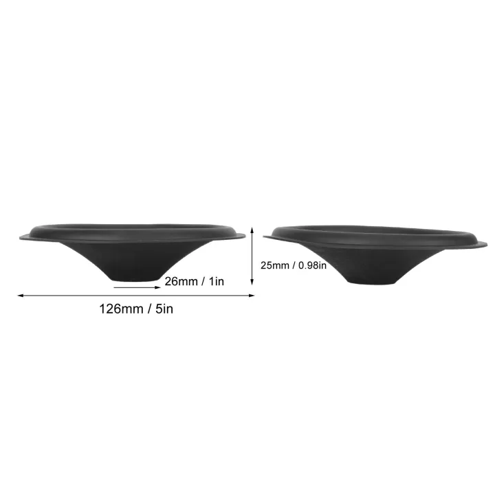 2x%20Speaker%20Cone%20Drum%20Paper%201%20Inch%20Inner%20Diameter%20With%20Rubber%20Surround%20For%205%20Inch%20-%20Image%208