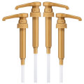 4PCS Coffee Syrup Pump Dispenser Bottle Presser Hand Pump Head for Coffee Flavoring Syrups. 