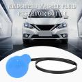 Plastic Car Windshield Wiper Washer Fluid Reservoir Tank Bottle Cap Cover 28913JD00A For Nissan Qashqai For the reference ONLY. 