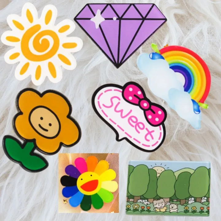 5%20random%20pcs%20Cute%20acrylic%20badge%20cartoon%20brooch%20bag%20accessories%20with%20safety%20pin%20to%20attach%20-%20Image%202