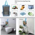 Hanging Breathable Plastic Grid Garbage Bag Green.