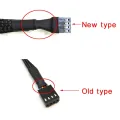 PWM Fan Splitter 4pin Adapter Cable 1 to 1 2 3 4 Computer CPU Fan Splitter PC Fan Extension Power Cable. 