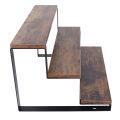 Display Riser Stand 3 Tier Wood Perfume Organizer Stand Display Rack Wide for Bathroom. 