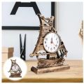 Ship Table Clock Showpiece. 