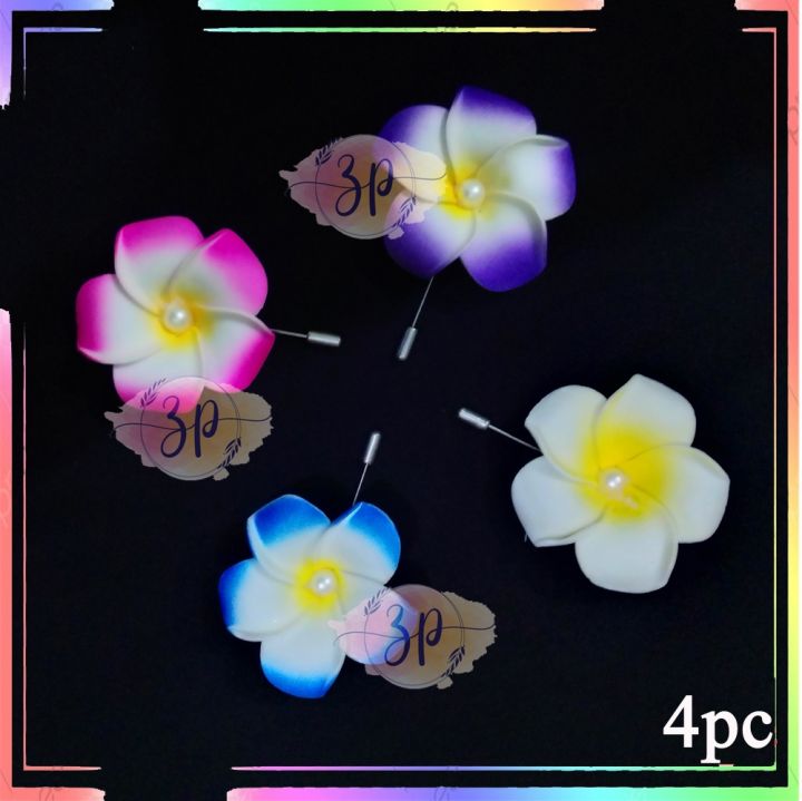 Artificial Kathgolap Hijab Pin ( 4 Piece)