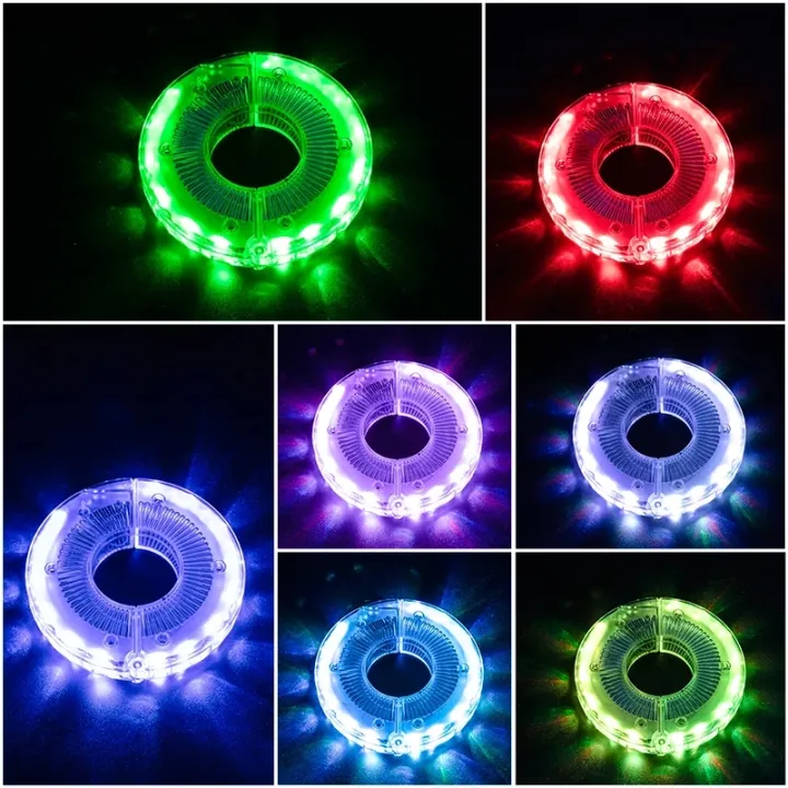 ROCKBROS%20Bicycle%20Wheel%20Hub%20Light%20Waterproof%20Smart%2012%20LED%20Colorful%20Flash%20Light%20Safety%20Warning%20Fit%20Balance%20Children%20Bike/MTB%20Bike%20-%20Image%208