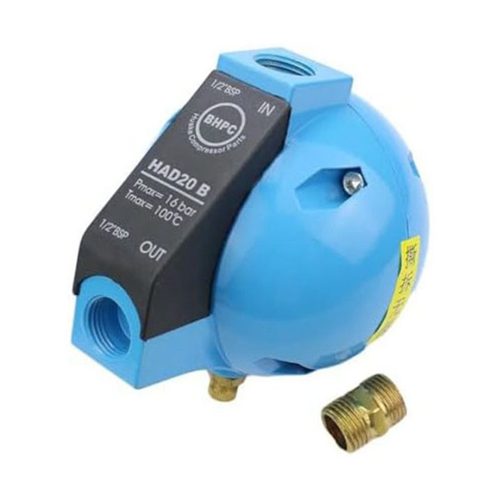 HAD20B Drain Valve Automatic Float Drain Valve Compressed Air Drain Valve 1/2Inch BSP 400L/M Condensate Water Machine