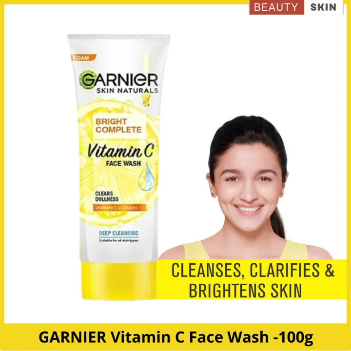 Garnier%20Bright%20Complete%20Vitamin%20C%20Face%20Wash%20-100gm%20-%20Image%202