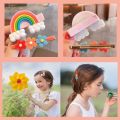 14 pics Hair Clips for Girls Cute Fashion Baby Girl Hair Accessories Mix Flower Colorful Candy Flower Fruit Set Hair Pins Hair Barrettes Set for Girls Kids Teens Toddlers (Flower Set Mix Colors).. 