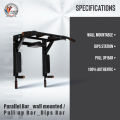 Parallel Bar_wall mounted / Pull up Bar_Dips Bar. 