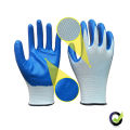 Nylon Safety Hand Gloves Anti Cut Cut Resistant Industrial Finger Protection Nitrile Coated Safety Gloves. 