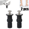 Top Fix Toilet Seat Screws Nut Toilet Seat Expansion Screw Hinges WC Blind Hole Fitting Kits Universal Bathroom Accessories.
