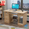 Modern Office Table with File Shelf Workstation | Laptop Computer Table | Multi Storage Space Computer Table | Wooden Office Boss Table Office Table | Office Table for Office Work | Computer Table for Home Desk. 