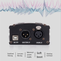 1-Channel 48V Phantom Power Supply with XLR 3 Pin Microphone Cable for Condenser Microphone Music Recording Equipment. 