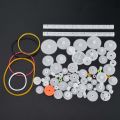 DIY Robot Gear, Plastic Gear Set, 75pcs Home for Toy Indoors Motor. 
